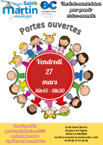 Portes ouvertes mars 2026